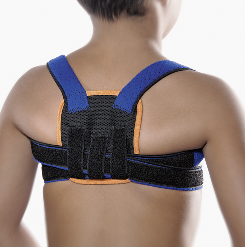 Bort Geradehalter StabiloFix® für Kinder, blau