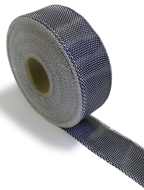 Carbonfaser-Seidenband 50 m x 50 mm Rolle