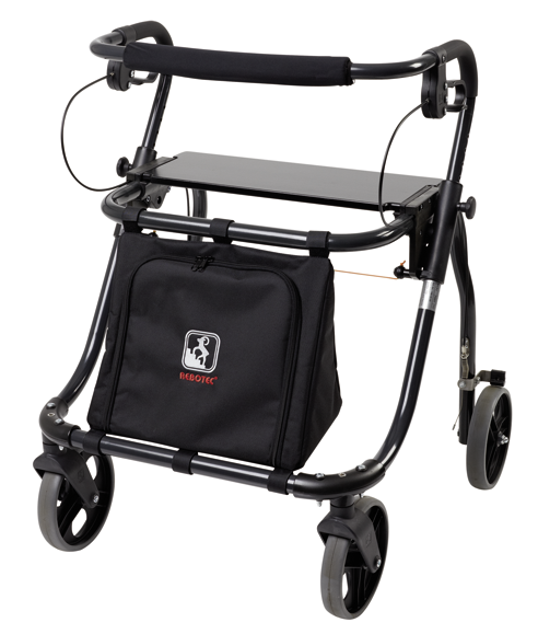 Rollator JUMBO 150 mit Sitz und Tasche, PU anthrazit