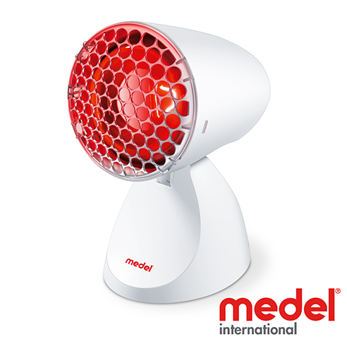 Infrarotlampe Medel® Infra Red 100W mit Schutzgitter weiß