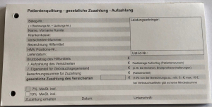 Patientenquittung gesetzliche Zuzahlung