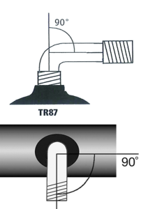 Schlauch für Elektro-Rollstuhl 5.30/4.50-6" TR87 AV 90/90°