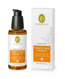 Primavera Muskel und Gelenk Massage Öl bio Aromapflege 50ml